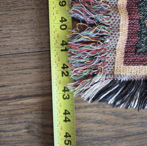 Thomas Kinkade Cabin Tapestry Throw - Picture 9 of 9